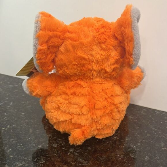 Animal Adventure Orange Elephant Plush Rattle 10". NWT - Picture 4 of 9